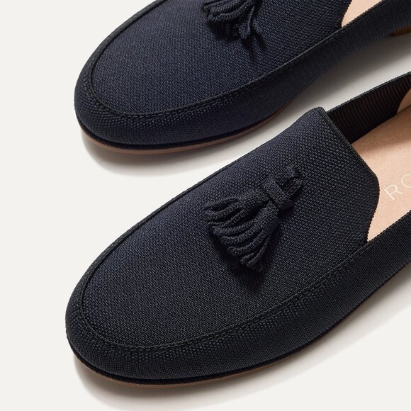 Rothy\'s - The Ravello Tassel Loafer - Black - Size 10 Men\'s